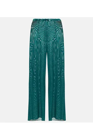 Oseree Oséree Pantalones anchos de lamé