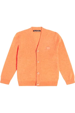 Acne Studios Cárdigan Face Logo V-neck de lana