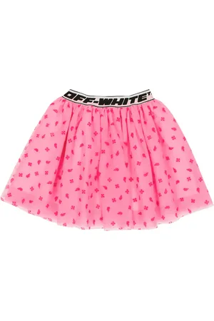 OFF-WHITE Falda de tul estampada