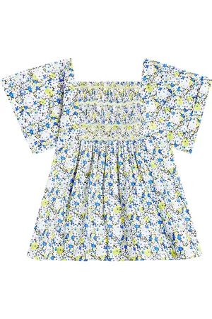 BONPOINT Blusa fruncida Pays floral