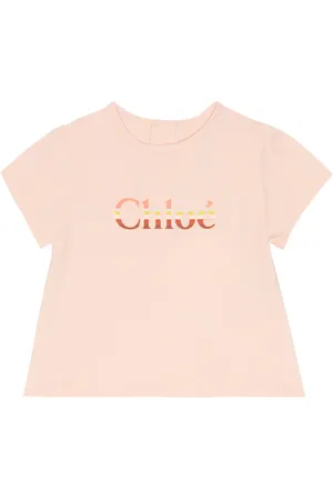 Chloé Chloé Kids Bebé - camiseta de algodón estampada