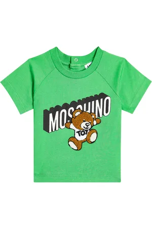 Moschino Bebé - camiseta de jersey de algodón