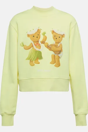 Palm Angels Sudadera Dancing Bears en punto fino
