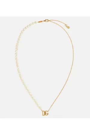 Dolce & Gabbana Collar DG de perlas sintéticas