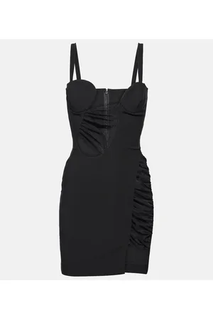 Nensi Dojaka Vestido corto de jersey con abertura