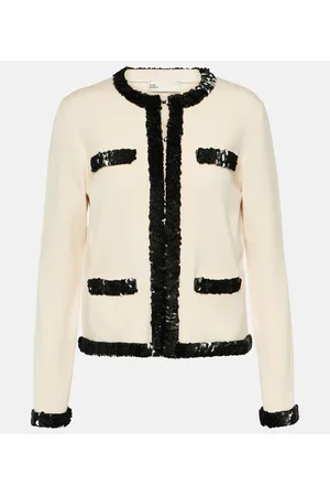 Tory Burch Chaqueta Kendra de mezcla de lana