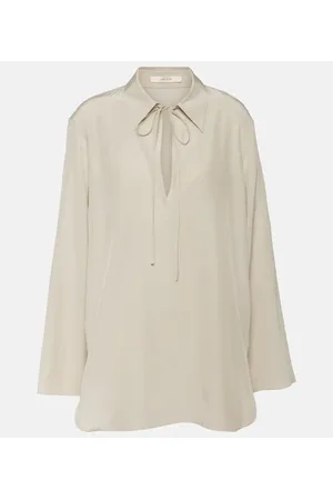 The Row Blusa Malon de seda