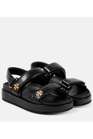 Tory Burch Sandalias Kira de piel con plataforma