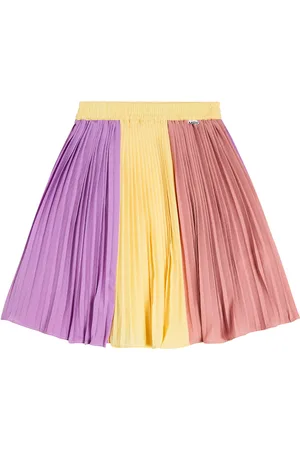 Molo Falda Bess plisada colorblock