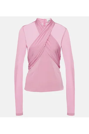 Isabel Marant Top Resly semitranslúcido de jersey