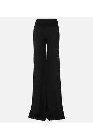 Rick Owens Pantalones anchos de tiro alto