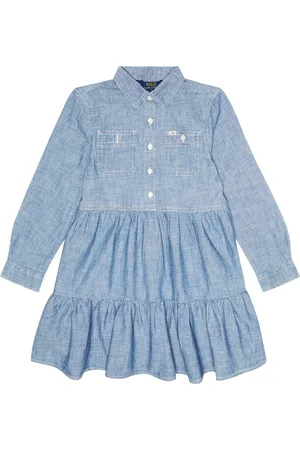Ralph Lauren Vestido en chambray de algodón