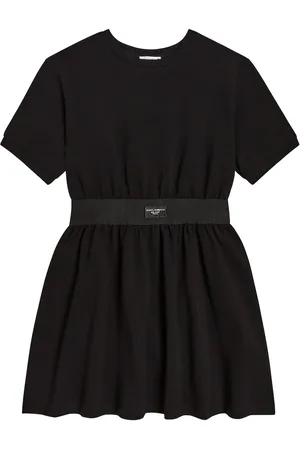 Dolce & Gabbana Vestido de jersey de mezcla de algodón