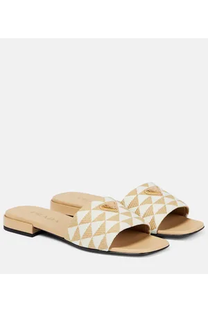 Prada Sandalias de jacquard geométrico