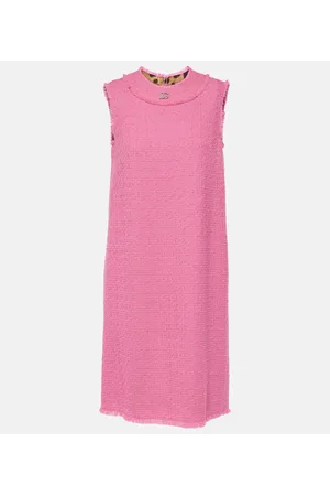 Dolce & Gabbana Vestido corto de tweed con DG