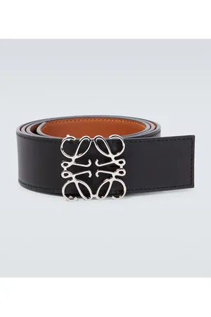 Loewe Cinturón Anagram de piel reversible