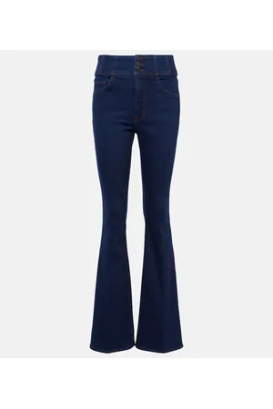 VERONICA BEARD Jeans flared Beverly de tiro alto