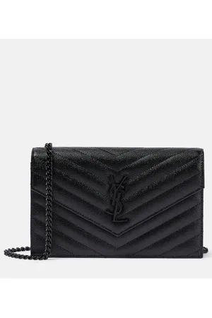 Saint Laurent Cartera de cadena Cassandre de piel matelassé