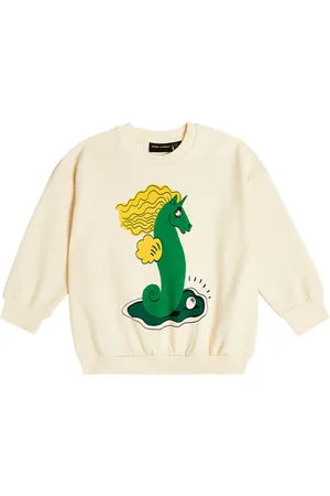 Mini Rodini Sudadera de algodón estampada
