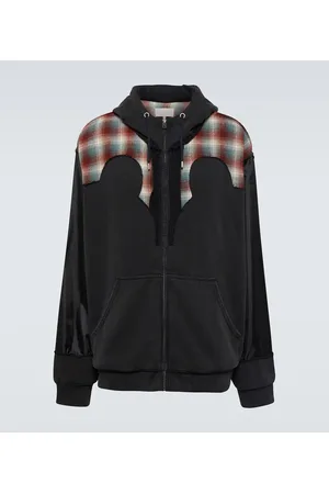 Maison Margiela X Pendleton sudadera de algodón con capucha