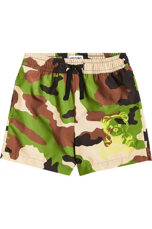 Moschino Bañador Teddy Bear de camuflaje