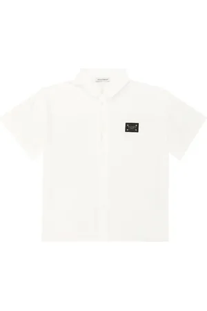 Dolce & Gabbana Camisa en jersey de algodón con logo