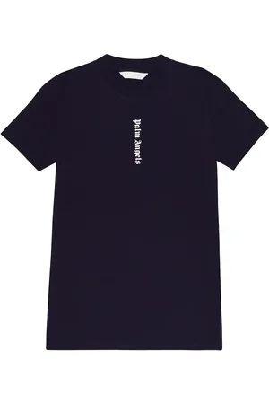 Palm Angels Vestido estilo camiseta de jersey
