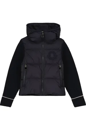 Moncler Chaqueta de plumas y mangas de punto