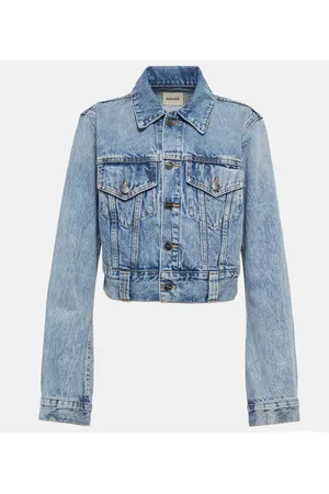 Khaite Chaqueta Rizzo en denim con logo