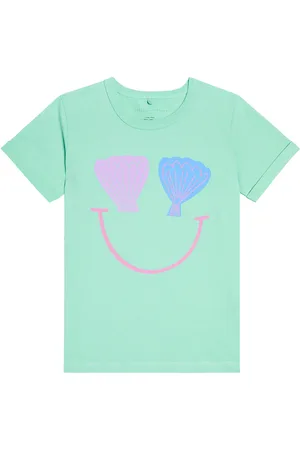 Stella McCartney Camiseta de algodón estampada