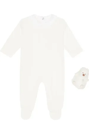 Tartine Et Chocolat Bebé - set de body de algodón y peluche