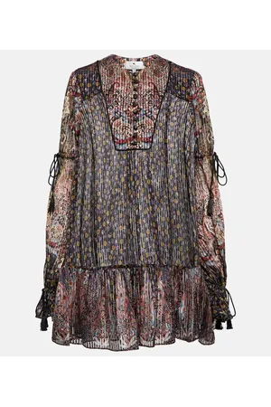 Etro Blusa de seda con estampado paisley