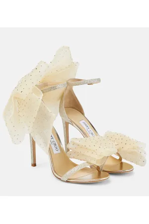 Jimmy Choo Sandalias Aveline 100 con lazo