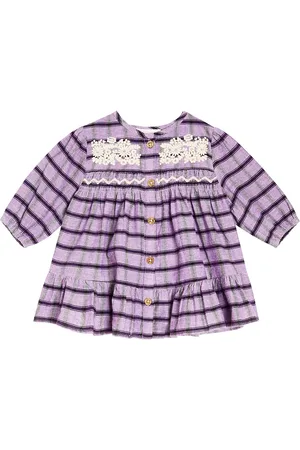 Louise Misha Bebé - vestido Massilia de algodón a cuadros