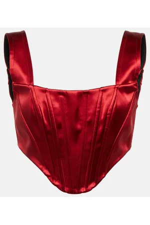 Dolce & Gabbana Top corsé de satén