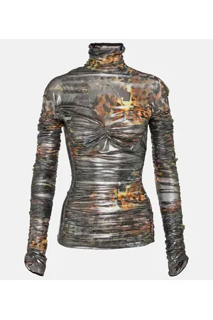 MUGLER Top con paneles