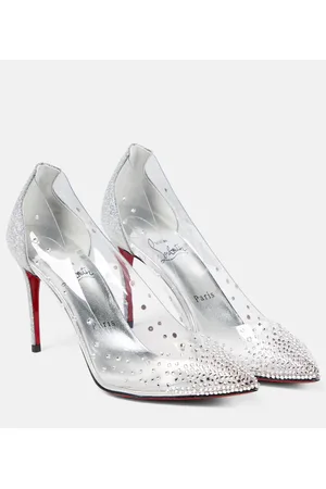 Christian Louboutin Salones Degrastrass de PVC adornados