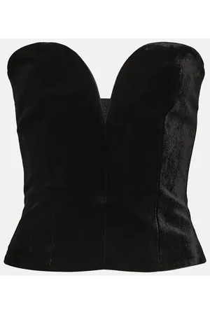 Roland Mouret Bustier de terciopelo