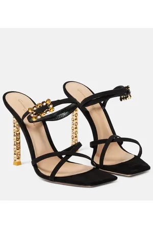 Gianvito Rossi Sandalias Wonder de ante adornadas
