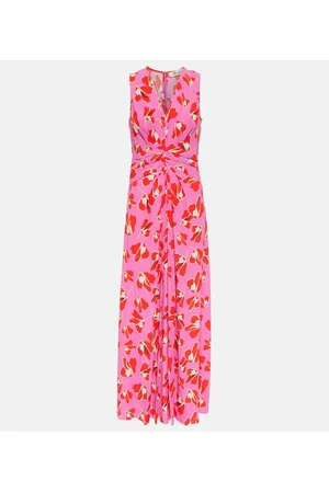 Diane von Furstenberg Vestido largo Ace estampado