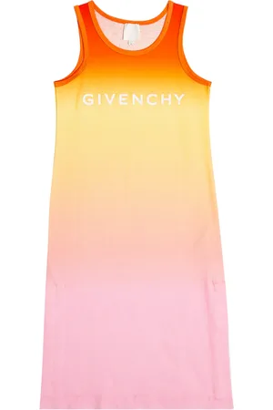 Givenchy Vestido en jersey de algodón con logo
