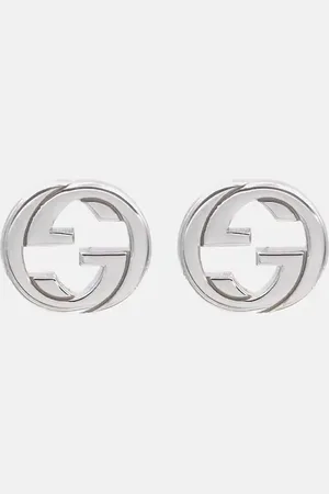 Gucci Pendientes en plata de ley con Interlocking G