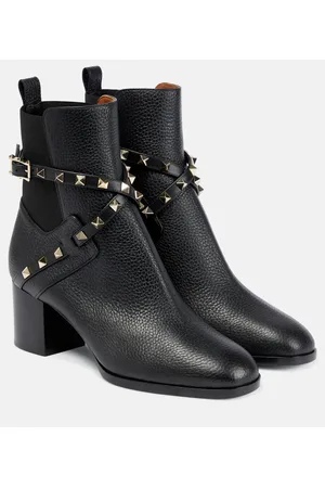 VALENTINO GARAVANI Botines Rockstud de piel