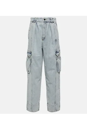 The Mannei Jeans cargo de tiro alto