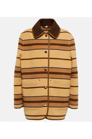 Burberry Chaqueta de lana a rayas