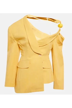 Jacquemus Blazer La Veste Baska en mezcla de lino