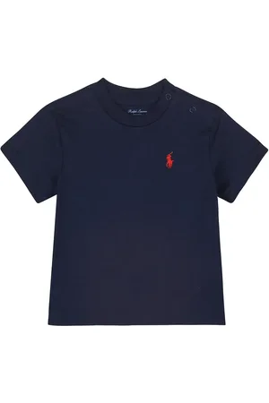 Ralph Lauren Bebé - camiseta de jersey de algodón