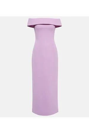 EMILIA WICKSTEAD Vestido largo Sandra de lana