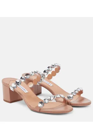 Aquazzura Sandalias Tequila de piel con adornos
