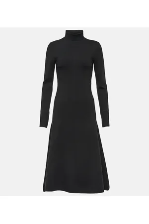 Joseph Vestido midi de mezcla de seda